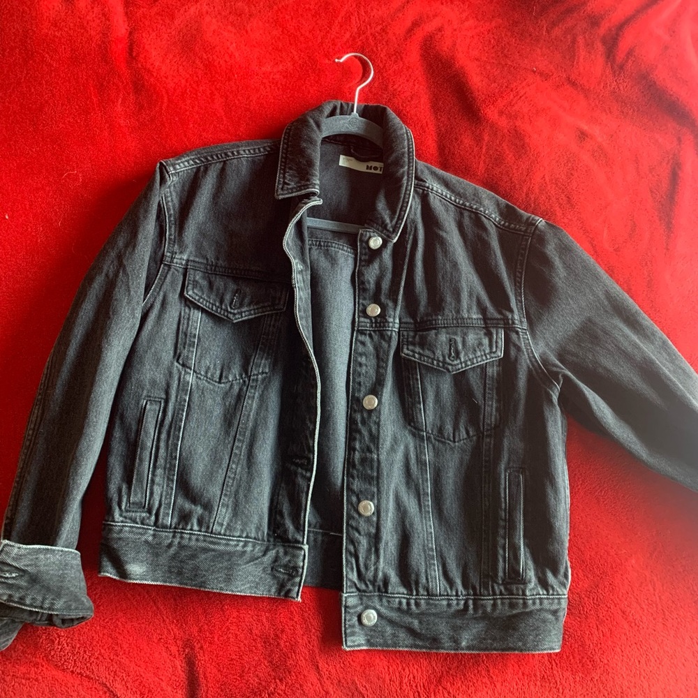 Black jean jacket